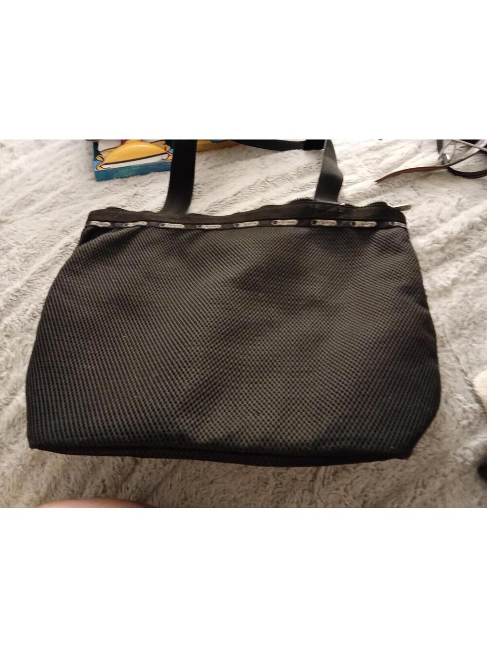 LeSportSac Black Mesh Tote